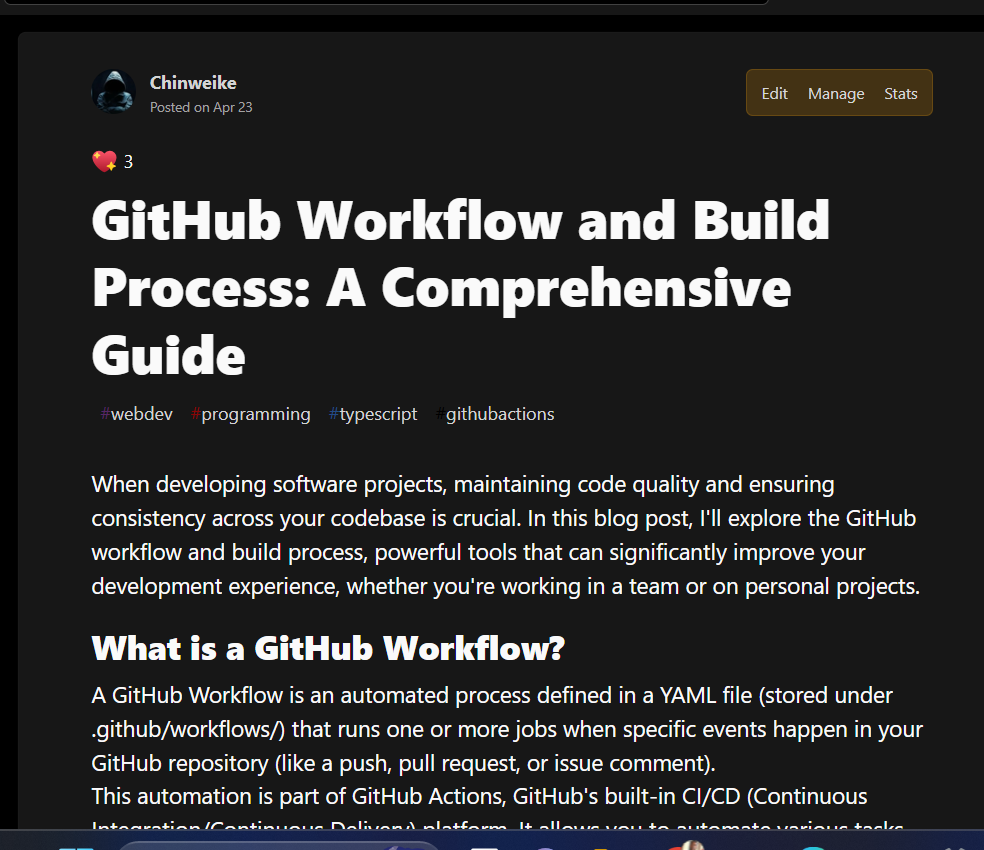 GitHub Workflow and Build Process: A Comprehensive Guide
